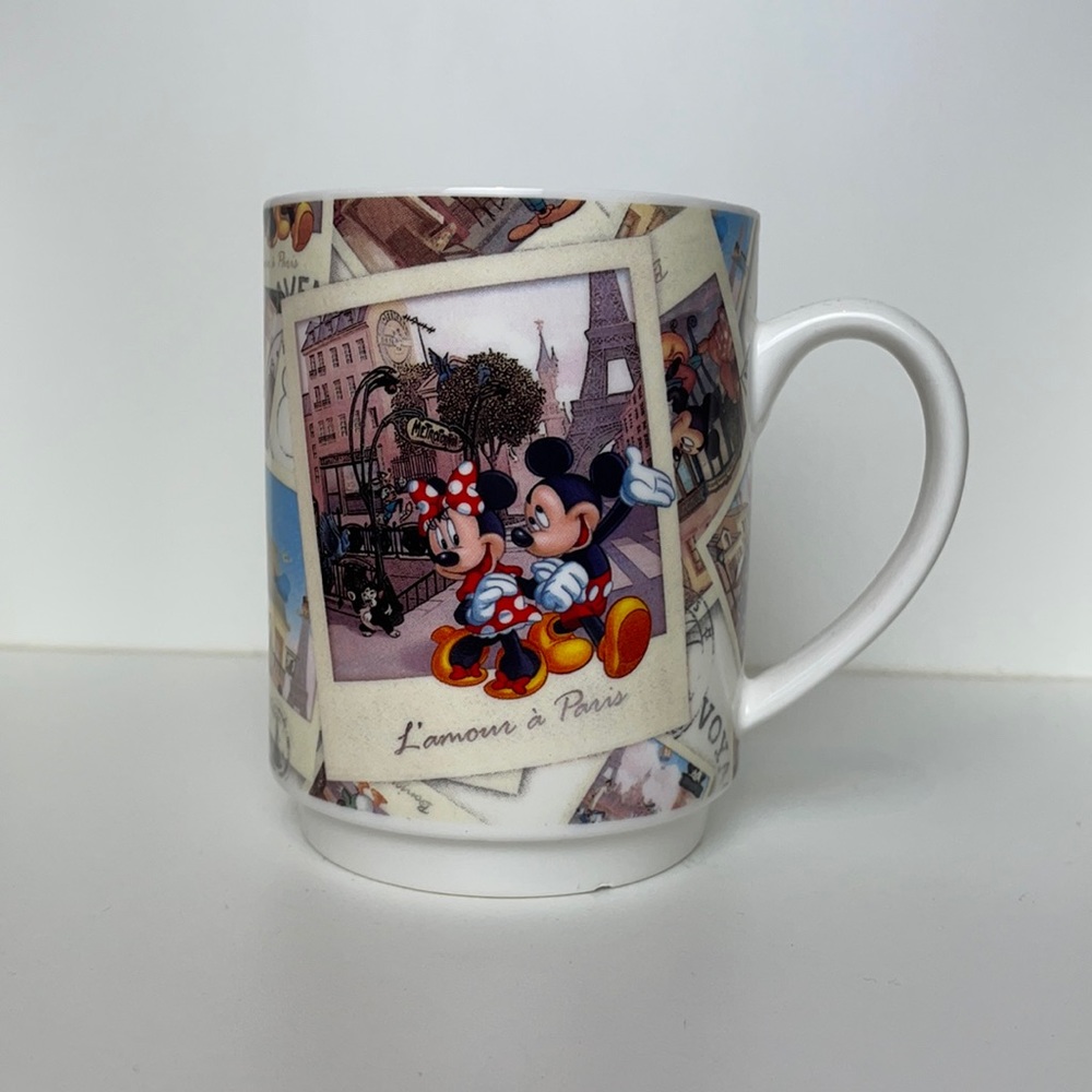 Disneyland Paris Produit Exclusif Mickey & Minnie Mug L’Amour Paris 8oz